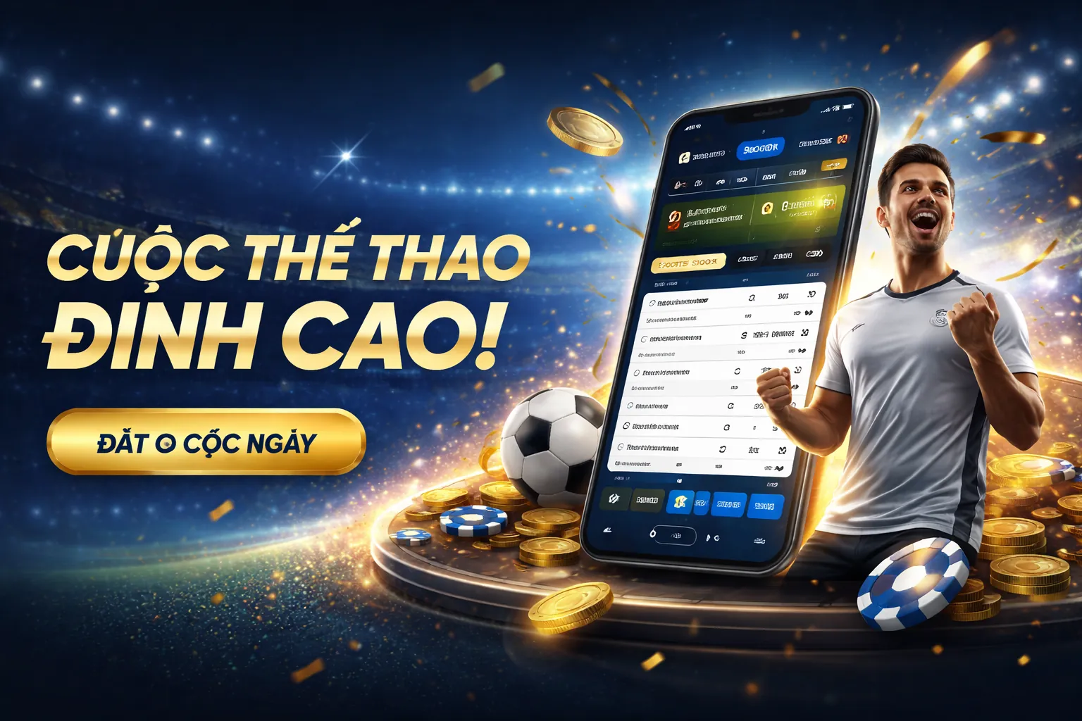 Giao diện tổng quan HI88 với các trò chơi cá cược thể thao và casino